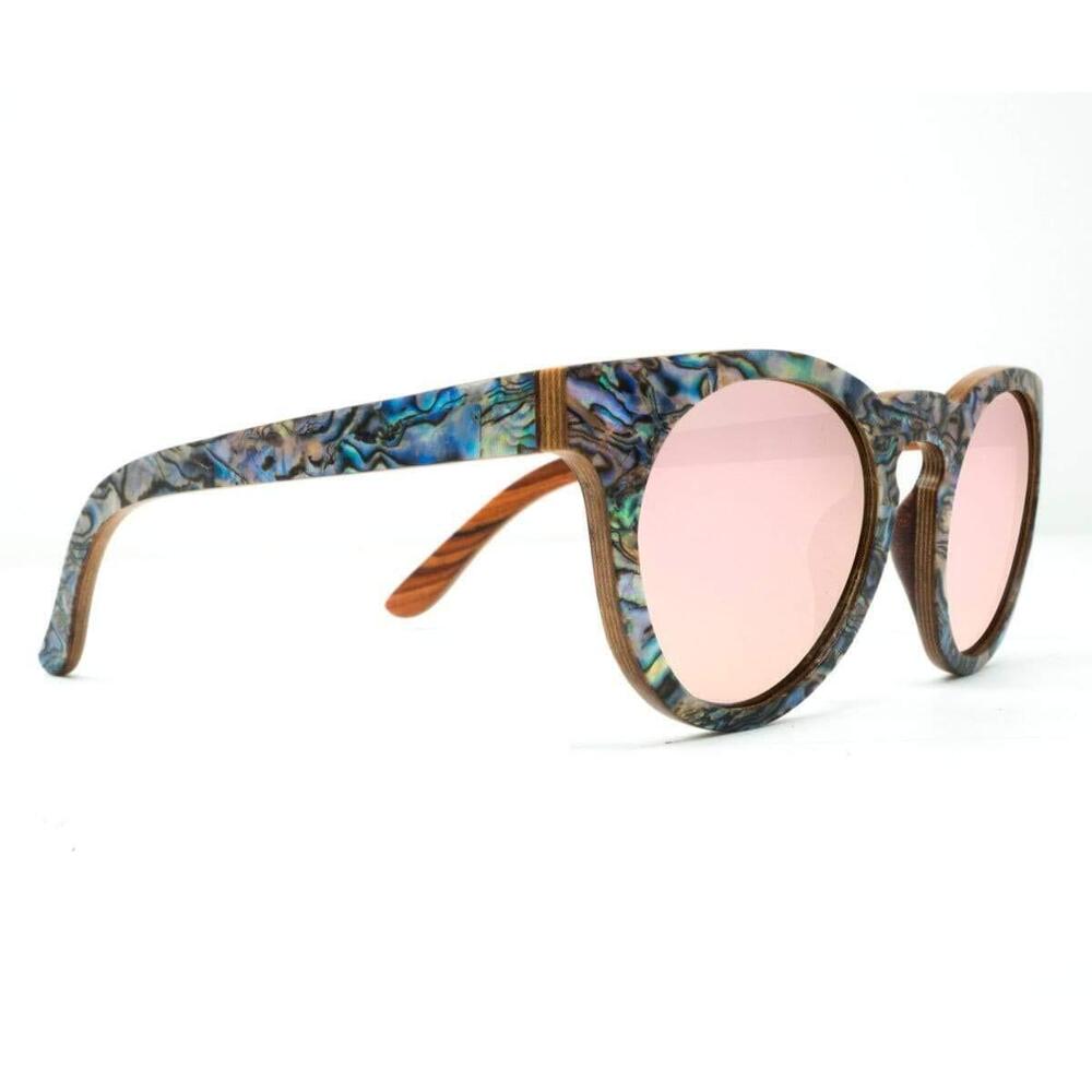 6106 Mermaid Sunglasses Abalone Seashell/Rose